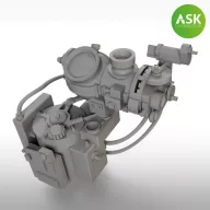   Art Scale Kit Norden M-9 Bombsight, 2 pcs. for US war airplanes WWII and after war 1:32 (200-A32029)