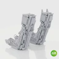   Art Scale Kit SJU-17 Ejection Seats for F-14D - with seat belts (2pcs) for Trumpeter 1:32 (200-A32040)