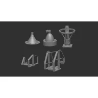   Art Scale Kit Aerial bases and roof sights - Britain 1:35 (200-A35005)
