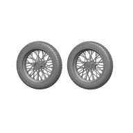   Art Scale Kit HD-WLA motorbicycle - Wheels and Cylinders detail set for Miniart 1:35 (200-A35006)