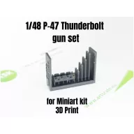 Art Scale Kit P-47 Thunderbolt gun set 1:48 (200-A48012)