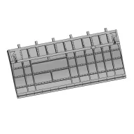   Art Scale Kit B-17 Bomb Bay Doors - 3D print detail set for HK Models 1:48 (200-A48020)