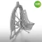 Art Scale Kit A6M Bulkhead with Seat in BOTTOM position - ASK 3D Print for Eduard 1:48 (200-A48032)