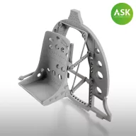   Art Scale Kit A6M Bulkhead with Seat in MIDDLE position - ASK 3D Print for Eduard 1:48 (200-A48033)