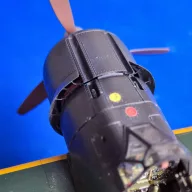   Art Scale Kit A6M2 Zero open engine cooling flaps with exhausts detail set - ASK 3D print for Eduard 1:48 (200-A48035)