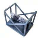 Art Scale Kit A6M2 Zero open engine cooling flaps with exhausts detail set - ASK 3D print for Eduard 1:48 (200-A48035)