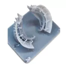 Art Scale Kit A6M2 Zero open engine cooling flaps with exhausts detail set - ASK 3D print for Eduard 1:48 (200-A48035)