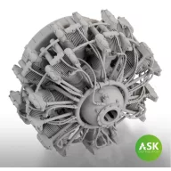   Art Scale Kit Nakajima Sakae 12 engine - ASK 3D Print for Eduard 1:48 (200-A48037)