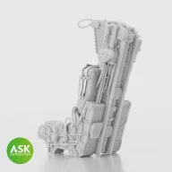   Art Scale Kit GRU-7A Ejection Seats for F14A/B Early - with seat belts (2pcs) 1:48 (200-A48042)