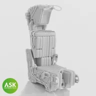  Art Scale Kit GRU-7A Ejection Seats for F14A/B Early - excluding seat belts (2pcs) 1:48 (200-A48043)