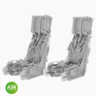   Art Scale Kit SJU-17 Ejection Seats for F/A-18F and EA-18G Growler - 2 pcs with seat belts for MENG 1:48 (200-A48062)
