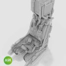 Art Scale Kit SJU-17 Ejection Seats for F/A-18F and EA-18G Growler - 2 pcs with seat belts for MENG 1:48 (200-A48062)