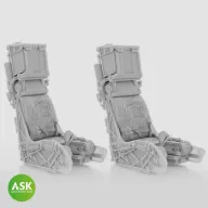   Art Scale Kit SJU-17 Ejection Seats for F/A-18F and EA-18G Growler - 2 pcs excluding seat belts for MENG 1:48 (200-A48063)