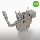Art Scale Kit Gun Sight Type 98 - Japan WWII, 3 pc. in three different sight variants 1:48 (200-A48065)