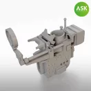 Art Scale Kit Gun Sight Type 98 - Japan WWII, 3 pc. in three different sight variants 1:48 (200-A48065)