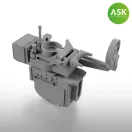 Art Scale Kit Gun Sight Type 98 - Japan WWII, 3 pc. in three different sight variants 1:48 (200-A48065)