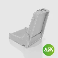   Art Scale Kit Messerschmitt Me 262 - Seat with seat belts for Tamiya 1:48 (200-A48066)