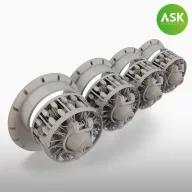   Art Scale Kit B-29 engine set - Wright R-3350-57, 4 pc. set, ASK 200-A48070 1:48 (200-A48070)