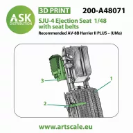   Art Scale Kit SJU-4 Ejection Seat with seat belts - 1 pc for Uma 1:48 (200-A48071)