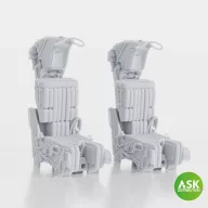  Art Scale Kit SJU-4 Ejection Seat excluding seat belts - 1 pc for Uma 1:48 (200-A48072)