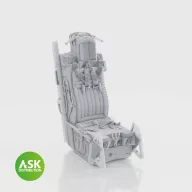   Art Scale Kit F-16 early ACESS II Ejection Seat with seat belts for Kinetic 1:48 (200-A48108)