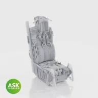   Art Scale Kit F-16 late ACESS II Ejection Seat with seat belts for Kinetic 1:48 (200-A48112)