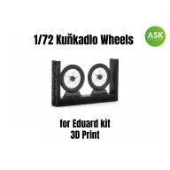   Art Scale Kit Wheels for Eduard kit - 3D print 1:72 (200-A72002)