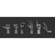 Art Scale Kit Hands - Ruce 1:72 (200-A72009)