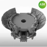   Art Scale Kit Nakajima Sakae 12 engine incl. exhausts and the open cowling flaps - 3D print for Tamiya 1:72 (200-A72026)