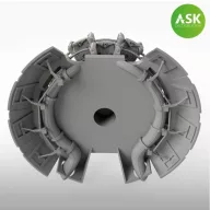   Art Scale Kit Nakajima Sakae 12 engine incl. exhausts and the open cowling flaps - 3D print for Tamiya 1:72 (200-A72026)