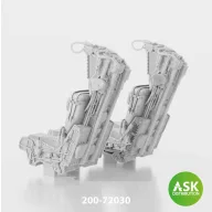   Art Scale Kit GRU7A ejection seats without seat belts 2 pcs, rec. for F-14A/B late - 3D print for Great Wall Hobby 1:72 (200-A72030)