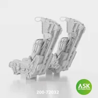   Art Scale Kit GRU7A ejection seats excluding seat belts 2 pcs, rec. for F-14A/B Early - 3D print for Great Wall Hobby 1:72 (200-A72032)