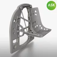   Art Scale Kit A6M Bulkhead with Seat in MIDDLE position - ASK 3D Print for Tamiya 1:72 (200-A72033)