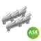 Art Scale Kit Spitfire Mk.Vb Exhausts round type for Eduard 1:72 (200-A72034)