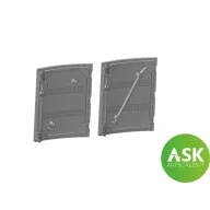   Art Scale Kit Spitfire Mk.Vb Cockpits door for Eduard 1:72 (200-A72037)