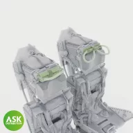   Art Scale Kit Gloster Meteor F.8/FR9 ejection seat  M.B Mk.2E with seat belts for Airfix 1:72 (200-A72046)