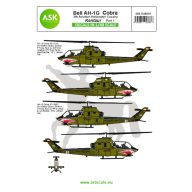   Art Scale Kit Bell AH-1G Cobra Kentaur 3th Aviation helicopter cavalry part 1 1:48 (200-D48016)