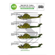   Art Scale Kit Bell AH-1G Cobra 11th Aviation Helicopter Cavalery part 3 1:48 (200-D48017)