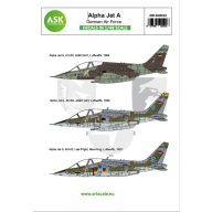   Art Scale Kit Alpha Jet A Germain Air Force - Bundeswehr 1:48 (200-D48022)