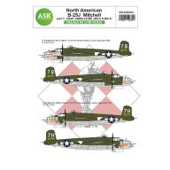   Art Scale Kit B-25J Mitchell part 3 - US Air Force Bitch N Mitch Mediterranean riders 1:48 (200-D48038)