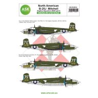   Art Scale Kit B-25J Mitchell part 6 - US Dogface Squadron Watch Copier & Willie, Mediterranean area 1:48 (200-D48042)
