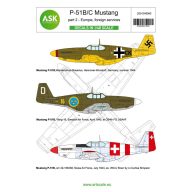   Art Scale Kit P-51B/C Mustangs part 2 - Over Europe in foreign services 1:48 (200-D48060)