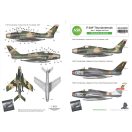 Art Scale Kit F-84F Thunderstreak part 1 - Belgian Air Force 1:48 (200-D48081)