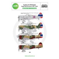   Art Scale Kit Curtiss H-75N Hawk Royal Thai Air Force 1941-1944 1:72 (200-D72003)