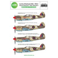   Art Scale Kit Curtiss Kittyhawk Mk.I / Mk.II Desert Harassers 1942-1944 part I 1:72 (200-D72004)