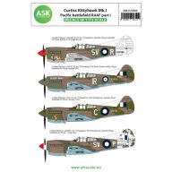   Art Scale Kit Curtiss Kittyhawk MK.I Pacific battlefield RAAF 1942-1944 part I 1:72 (200-D72006)