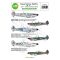 Art Scale Kit Spitfire Mk.IXc and Mk.IXe part 1 - Greece, Türkiye, Burma 1:72 (200-D72010)