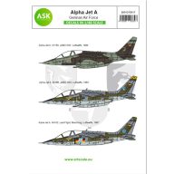   Art Scale Kit Alpha Jet A Bundeswehr, German Air Force 1:72 (200-D72017)