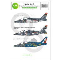   Art Scale Kit Alpha Jet E Belgian Air Force and Armeé de l'Air part 2 1:72 (200-D72019)