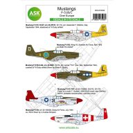   Art Scale Kit P-51B Mustang part 1 - Europe. The Bastards behind the enemy lines and in foreign services 1:72 (200-D72030)